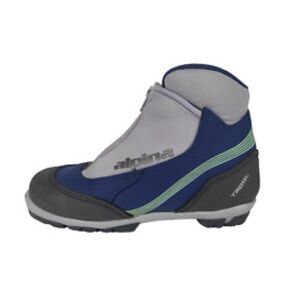 Alpina Gray & Blue TR25L Cross Country Skiing Lace Up Shoes Size EU 40 US 8